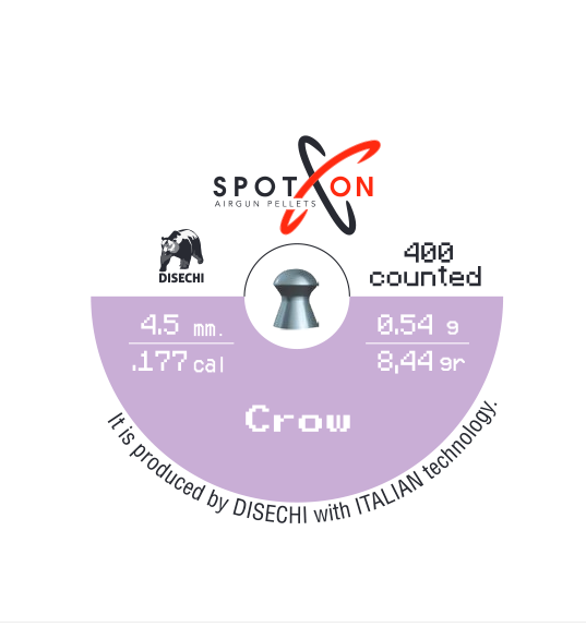 Spoton CROW 0,54gr/8,44 grain 4,5 MM Havalı Tüfek Saçması
