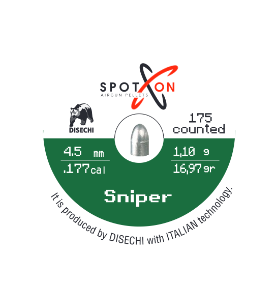 Spoton SNİPER 1,10GR/16,97 grain 4,5 MM Havalı Tüfek Saçması