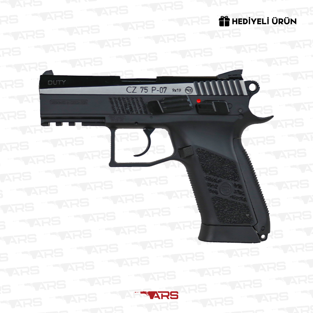 ASG CZ75 P07 Duty Siyah&Beyaz Blowbackli 4,5MM Havalı Tabanca