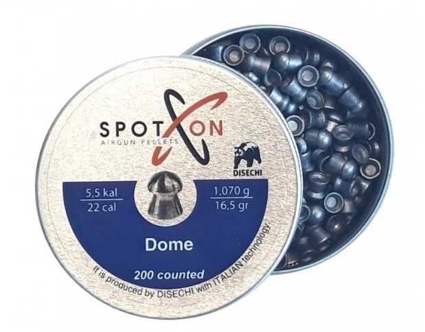 Spoton Dome 1,07Gr-16,5 Grain-5,5 MM Havalı Tüfek Saçması