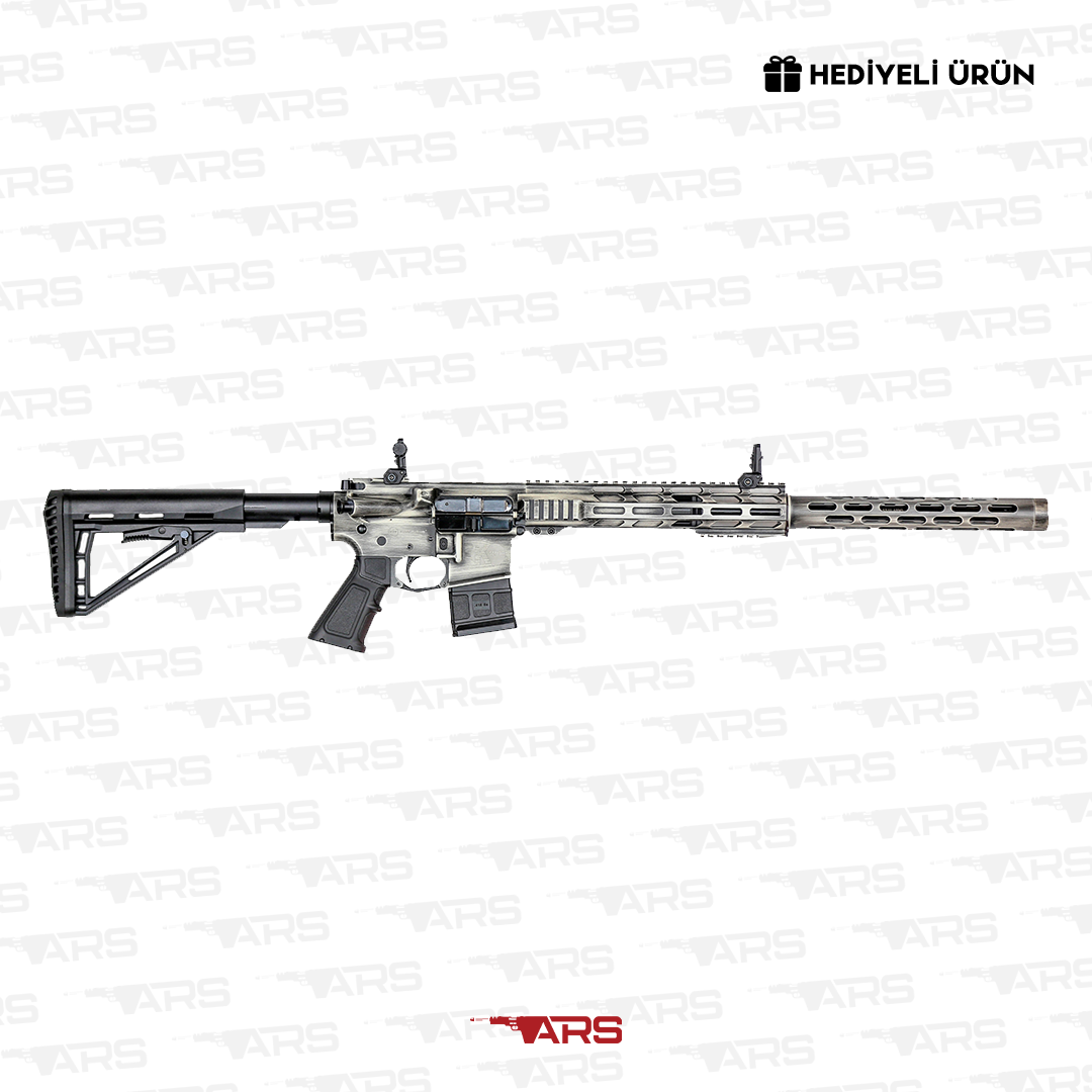 Kral Arms K410 Beyaz Eksitme 36 Cal Yarı Otomatik Yivsiz Tüfeği