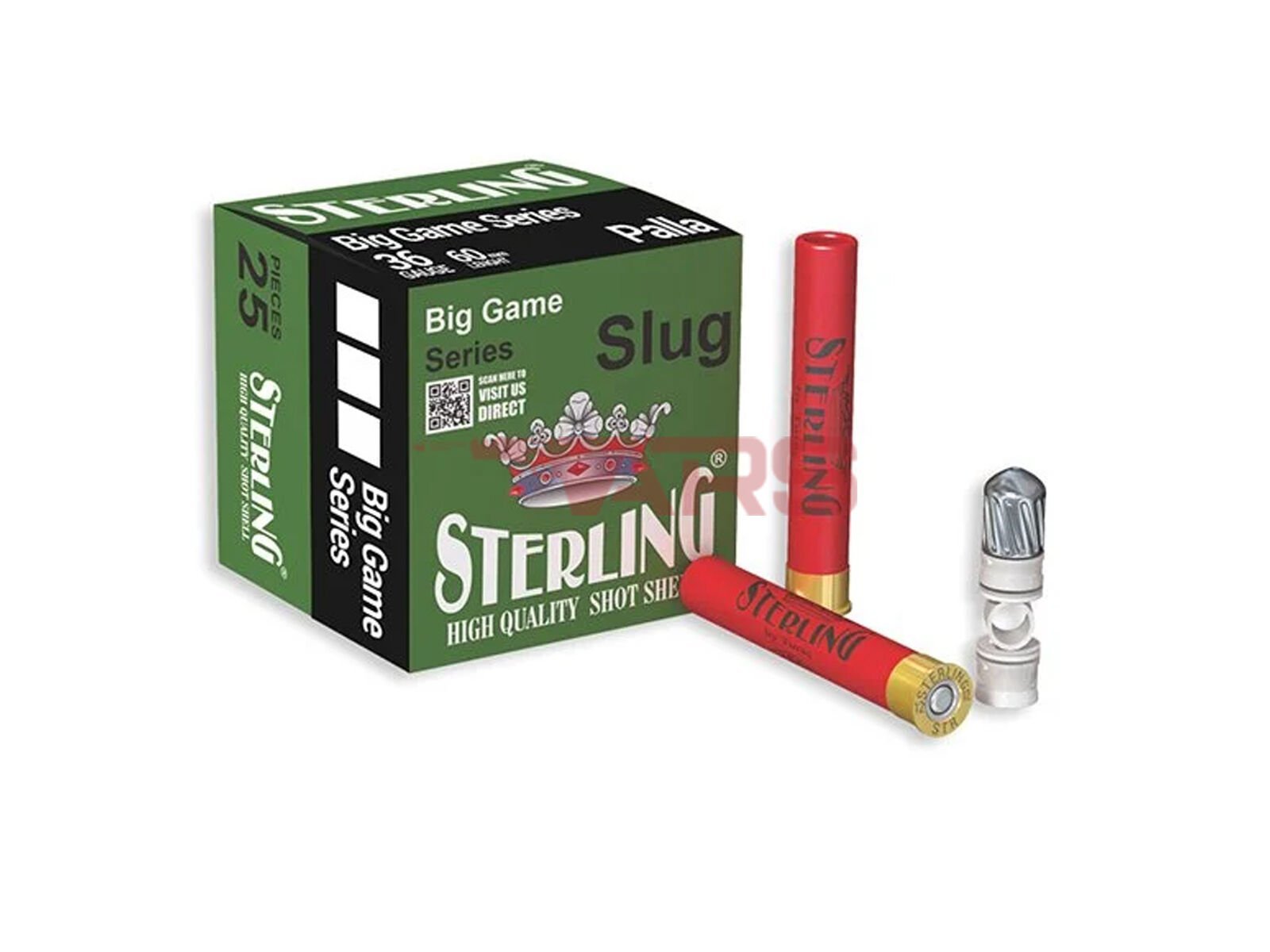 Sterling Slug Tek Kurşun 36 Cal Av Fişeği
