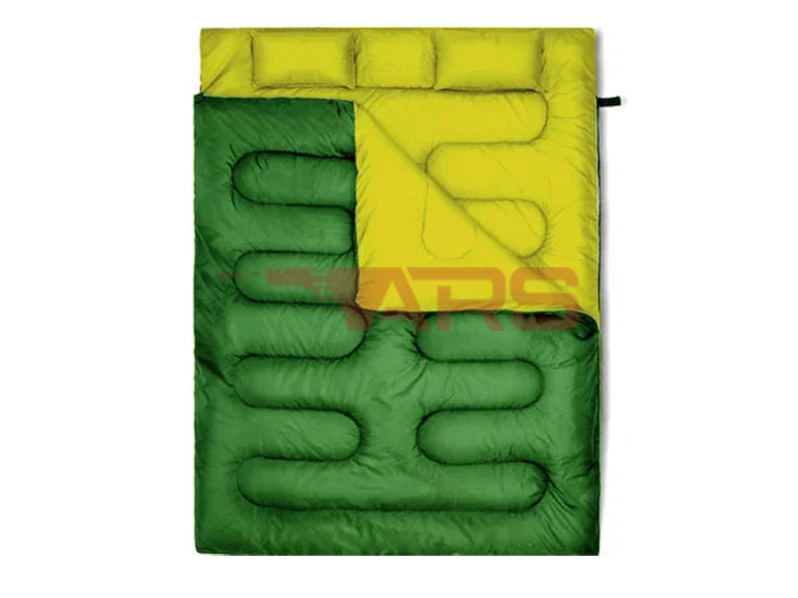 DFT Çift Kişilik(190+30)x145cm Yeşil -5°Uyku Tulum