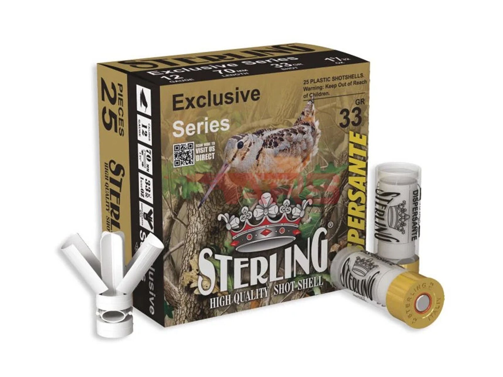 Sterling 33 Gram Dispersante Tapa 12 Cal Av Fişeği
