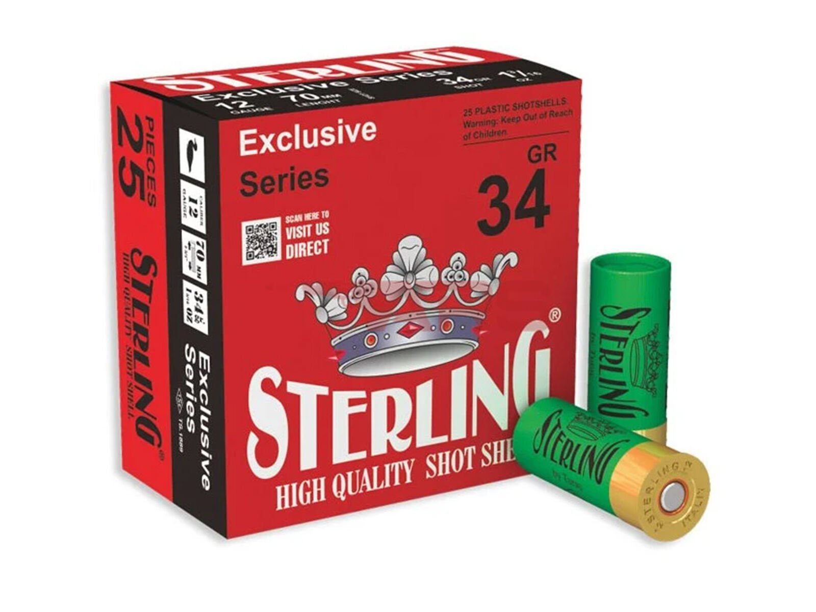 Sterling 34 Gram 12 Cal Av Fişeği