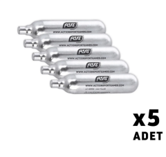 Asg 12 Gram 5 Adet CO2 Havalı Tabanca Tüpü