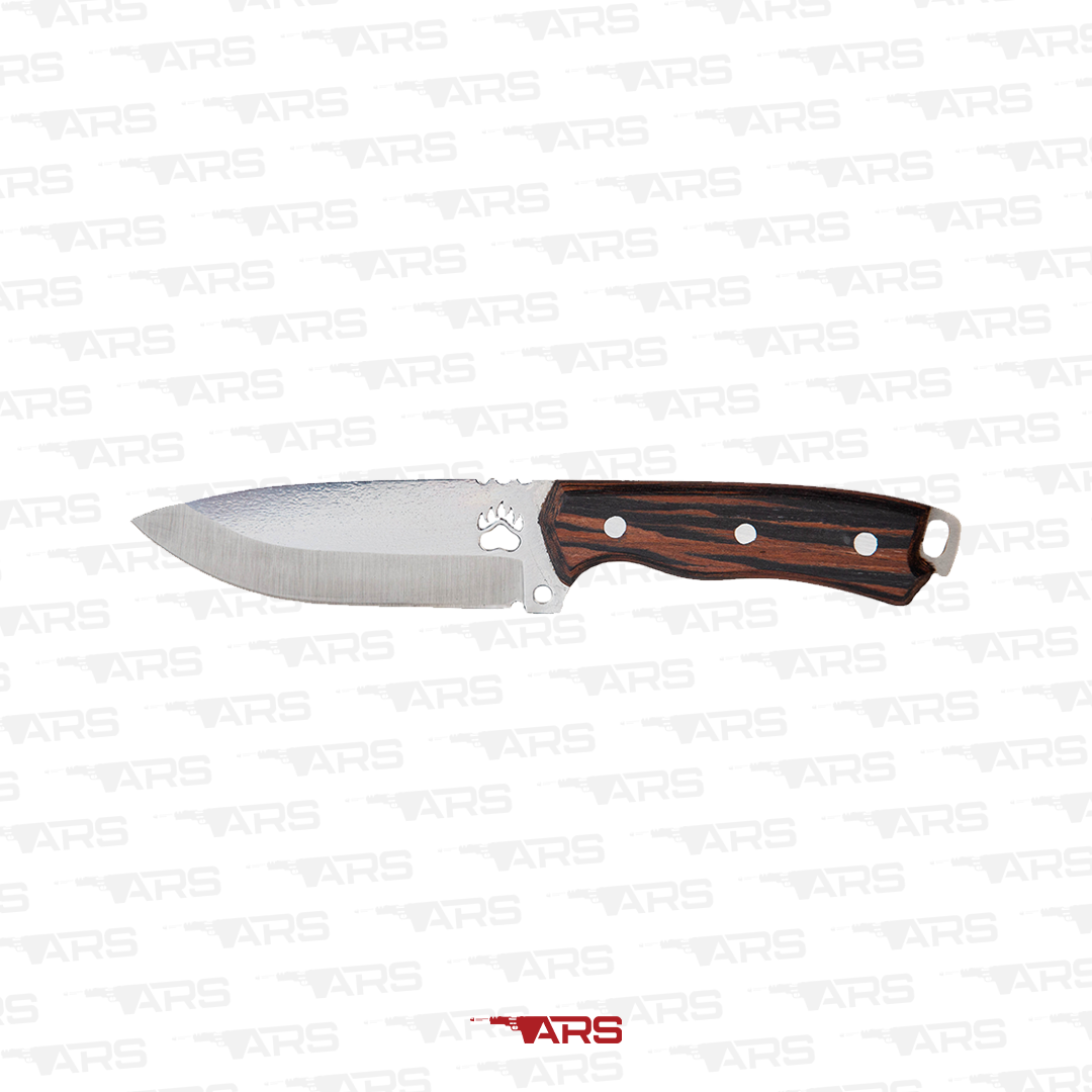 ARS 12,5 CM Ayı Desenli Kahverengi Av Bıçağı