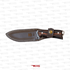 ARS 12,5 CM Ayı Desenli Kahverengi Av Bıçağı