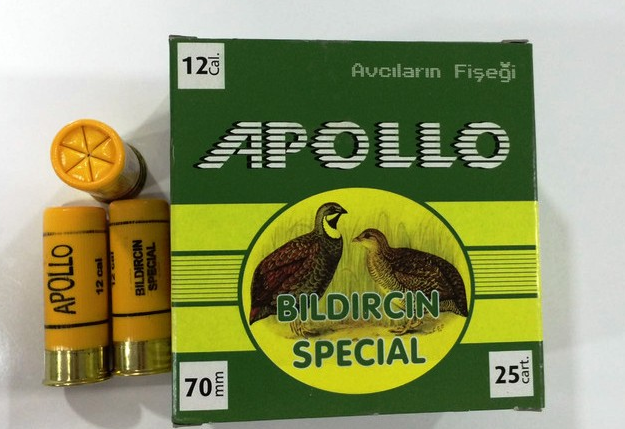 Jet Apollo 12 Cal Bıldırcın Özel Av Fişeği